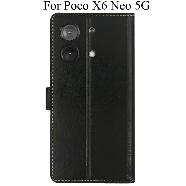 Brown_Premium_Flip_Cover_For_Poco_X6_Neo_5G