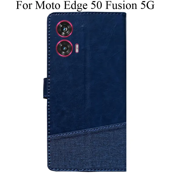 Blue_Premium_Flip_Cover_For_Moto_Edge_50_Fusion_5G