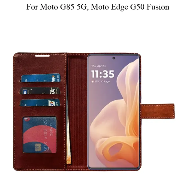 Orange_Premium_Flip_Cover_For_Moto_G85_5G,_Moto_Edge_50_Fusion_5G