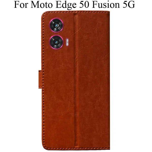 Orange_Premium_Flip_Cover_For_Moto_Edge_50_Fusion_5G