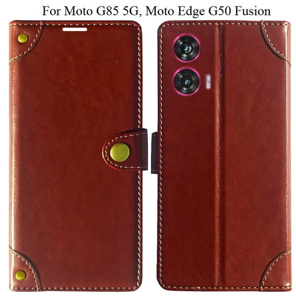 Brown_Premium_Flip_Cover_For_Moto_G85_5G,_Moto_Edge_50_Fusion_5G