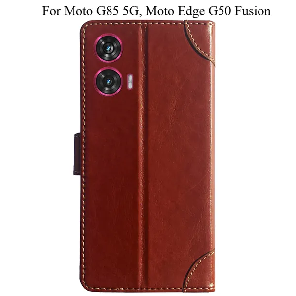 Brown_Premium_Flip_Cover_For_Moto_G85_5G,_Moto_Edge_50_Fusion_5G