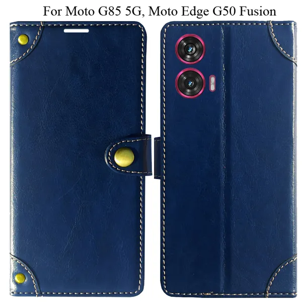 Blue_Premium_Flip_Cover_For_Moto_G85_5G,_Moto_Edge_50_Fusion_5G