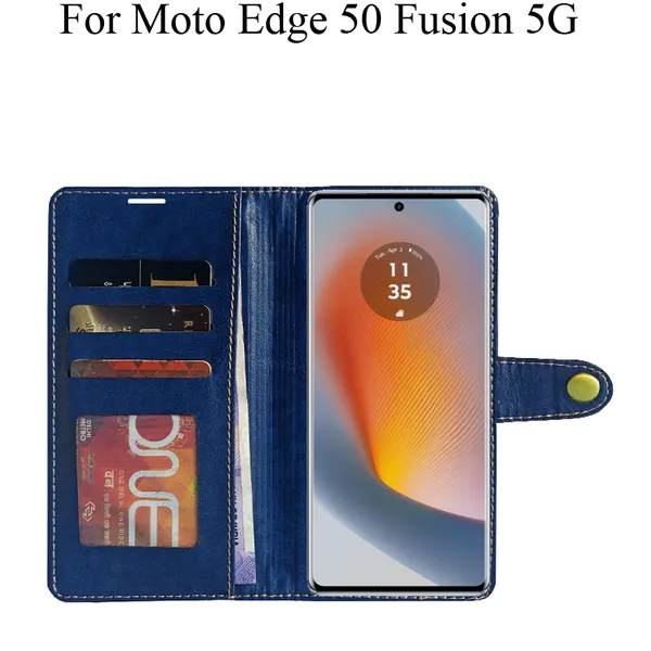 Blue_Premium_Flip_Cover_For_Moto_Edge_50_Fusion_5G