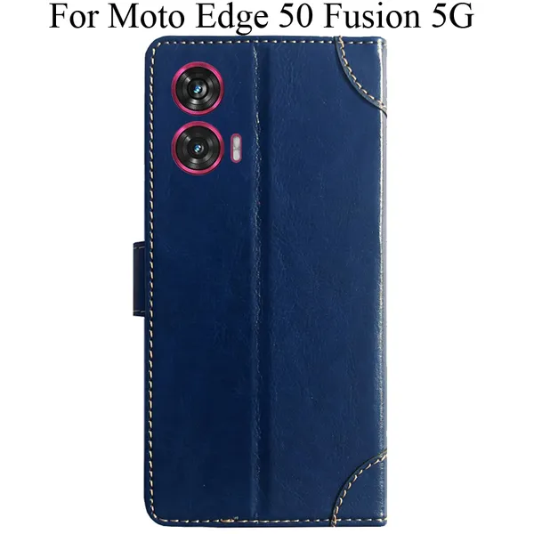 Blue_Premium_Flip_Cover_For_Moto_Edge_50_Fusion_5G