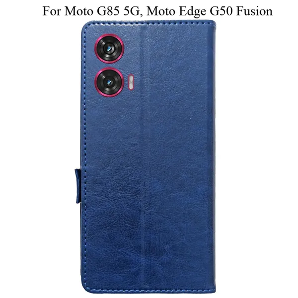 Blue_Premium_Flip_Cover_For_Moto_G85_5G,_Moto_Edge_50_Fusion_5G