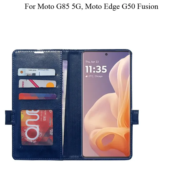 Blue_Premium_Flip_Cover_For_Moto_G85_5G,_Moto_Edge_50_Fusion_5G