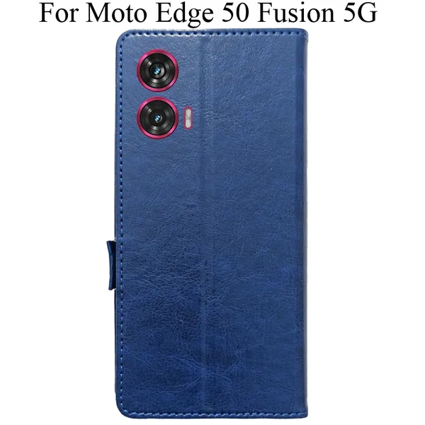 Blue_Premium_Flip_Cover_For_Moto_Edge_50_Fusion_5G