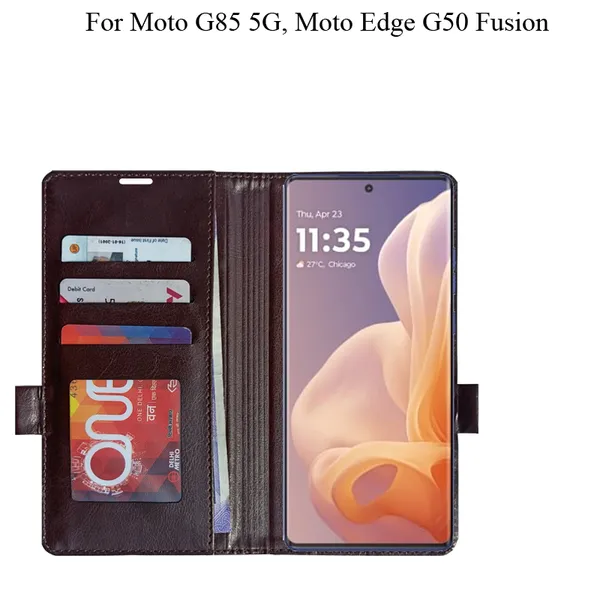 Brown_Premium_Flip_Cover_For_Moto_G85_5G,_Moto_Edge_50_Fusion_5G