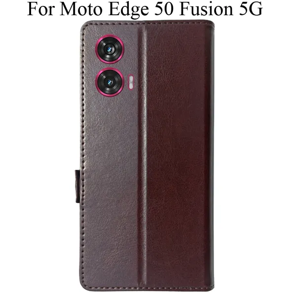 Brown_Premium_Flip_Cover_For_Moto_Edge_50_Fusion_5G