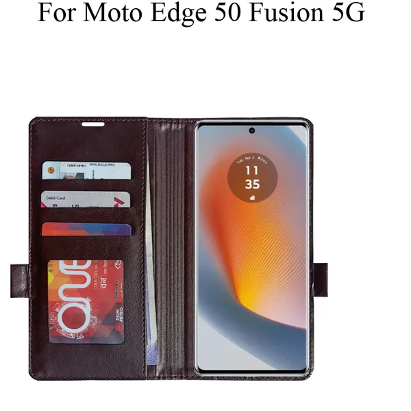 Brown_Premium_Flip_Cover_For_Moto_Edge_50_Fusion_5G