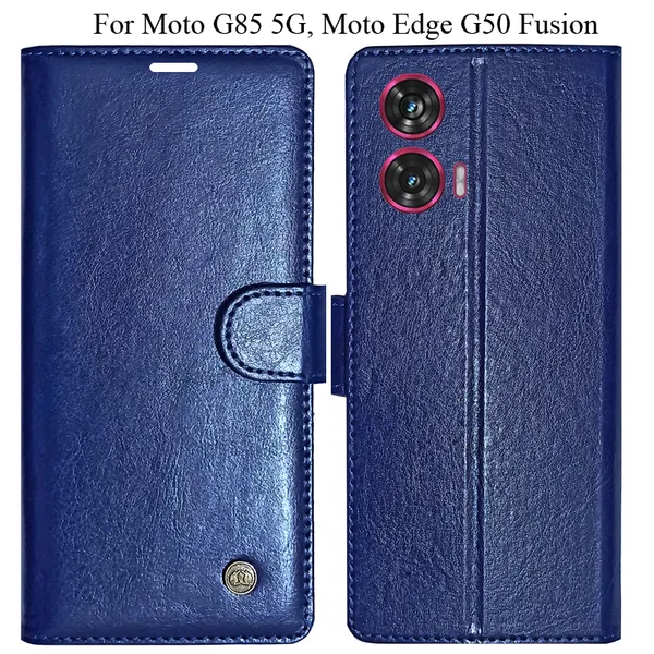 Blue_Premium_Flip_Cover_For_Moto_G85_5G,_Moto_Edge_50_Fusion_5G