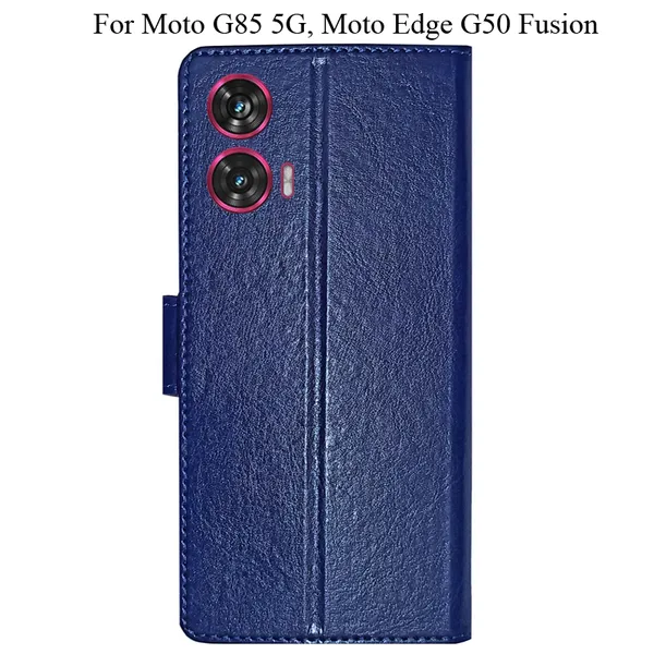 Blue_Premium_Flip_Cover_For_Moto_G85_5G,_Moto_Edge_50_Fusion_5G