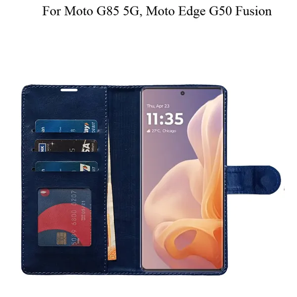 Blue_Premium_Flip_Cover_For_Moto_G85_5G,_Moto_Edge_50_Fusion_5G