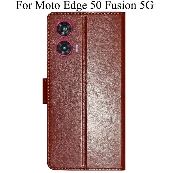 Brown_Premium_Flip_Cover_For_Moto_Edge_50_Fusion_5G