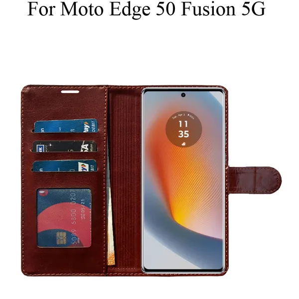 Brown_Premium_Flip_Cover_For_Moto_Edge_50_Fusion_5G