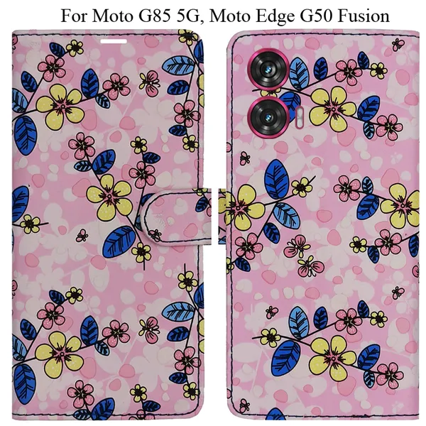 Pink_Premium_Flip_Cover_For_Moto_G85_5G,_Moto_Edge_50_Fusion_5G