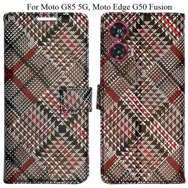 Red_Premium_Flip_Cover_For_Moto_G85_5G,_Moto_Edge_50_Fusion_5G