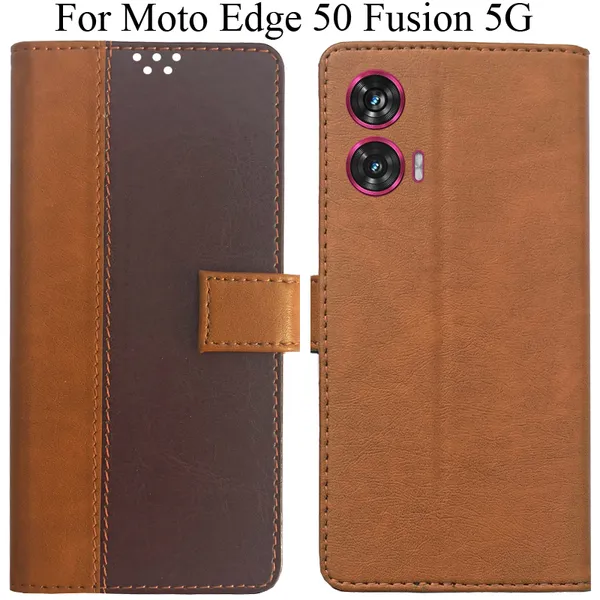 Brown_Premium_Flip_Cover_For_Moto_Edge_50_Fusion_5G