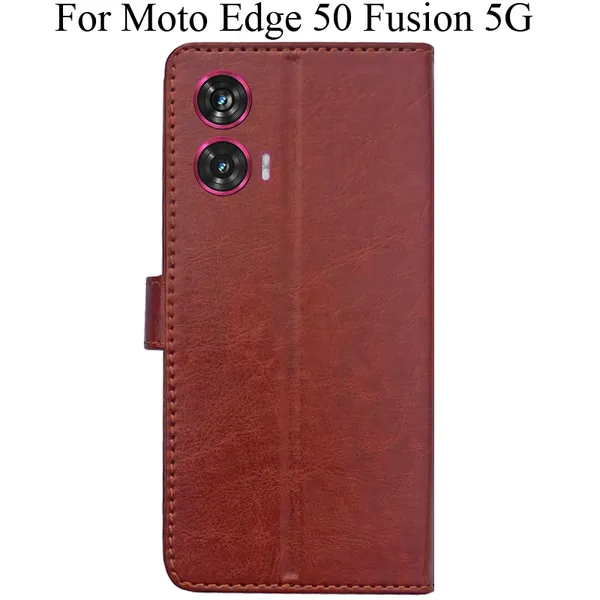Brown_Premium_Flip_Cover_For_Moto_Edge_50_Fusion_5G