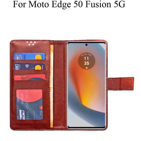 Brown_Premium_Flip_Cover_For_Moto_Edge_50_Fusion_5G