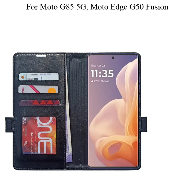 Black_Premium_Flip_Cover_For_Moto_G85_5G,_Moto_Edge_50_Fusion_5G