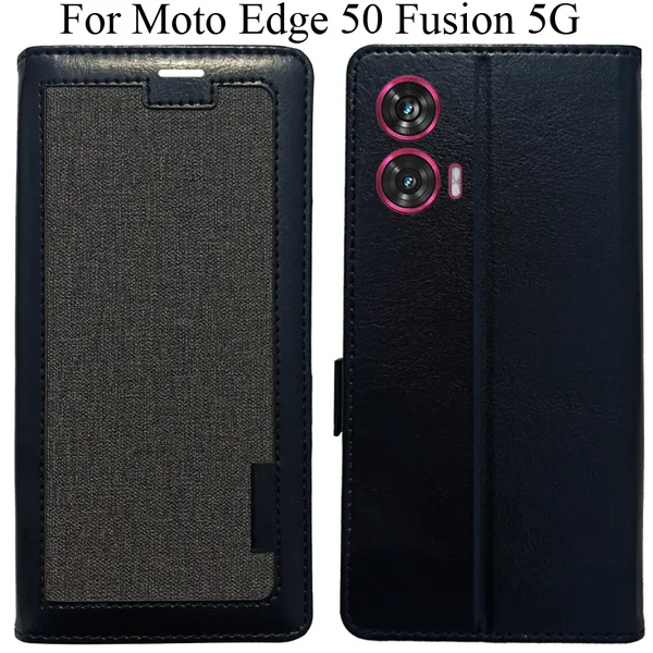 Black_Premium_Flip_Cover_For_Moto_Edge_50_Fusion_5G