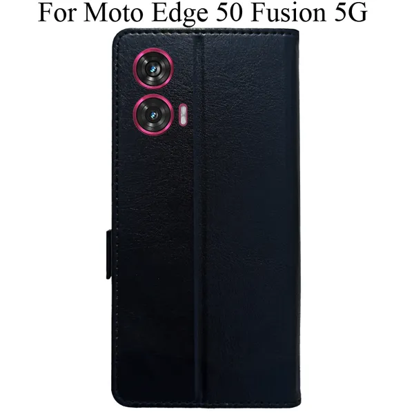 Black_Premium_Flip_Cover_For_Moto_Edge_50_Fusion_5G