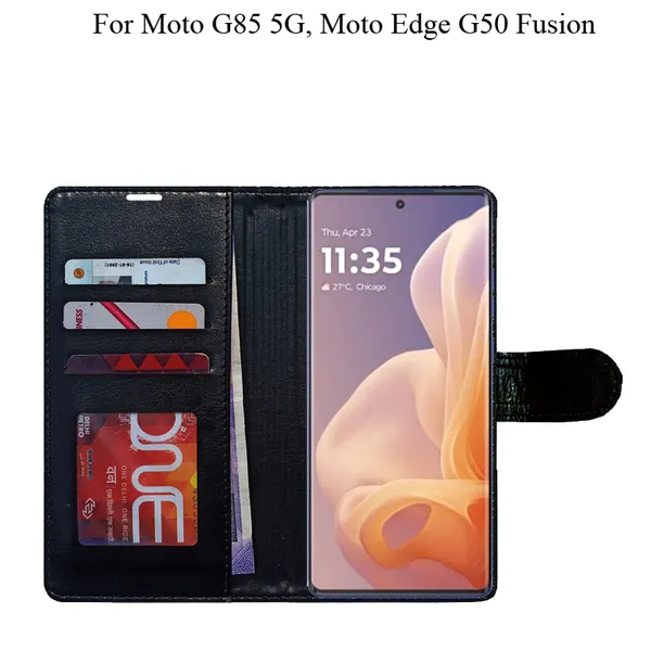 Black_Premium_Flip_Cover_For_Moto_G85_5G,_Moto_Edge_50_Fusion_5G