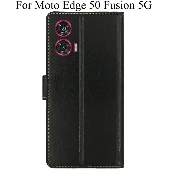 Black_Premium_Flip_Cover_For_Moto_Edge_50_Fusion_5G
