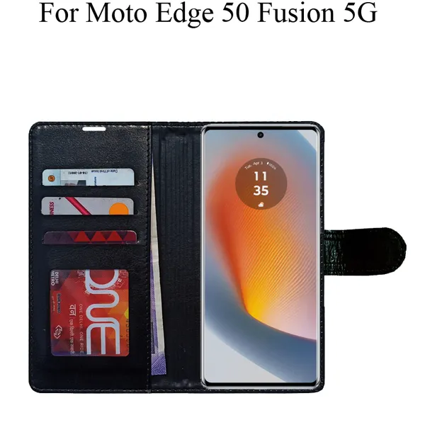 Black_Premium_Flip_Cover_For_Moto_Edge_50_Fusion_5G