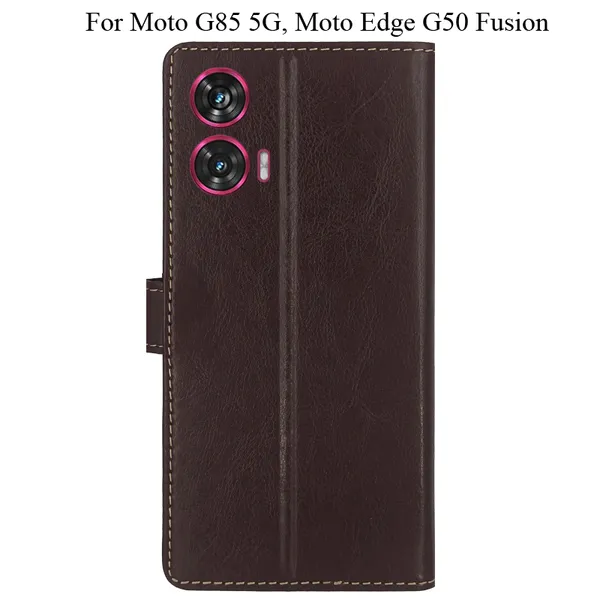 Brown_Premium_Flip_Cover_For_Moto_G85_5G,_Moto_Edge_50_Fusion_5G