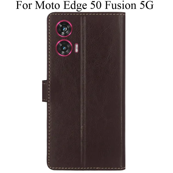 Brown_Premium_Flip_Cover_For_Moto_Edge_50_Fusion_5G
