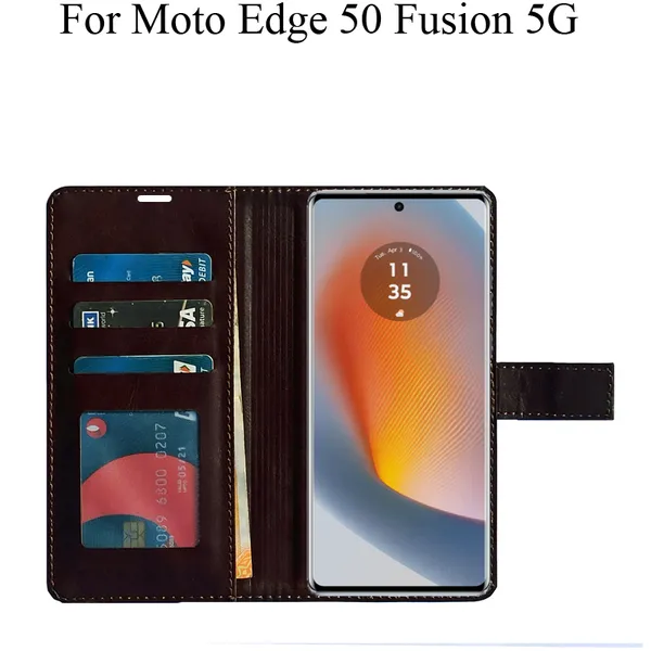 Brown_Premium_Flip_Cover_For_Moto_Edge_50_Fusion_5G