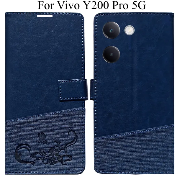 Blue_Premium_Flip_Cover_For_Vivo_Y200_Pro_5G