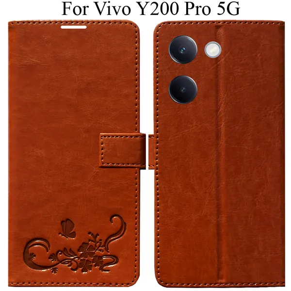 Orange_Premium_Flip_Cover_For_Vivo_Y200_Pro_5G