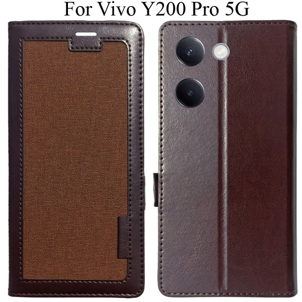 Brown_Premium_Flip_Cover_For_Vivo_Y200_Pro_5G