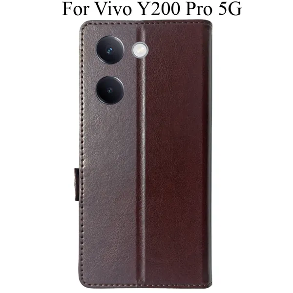 Brown_Premium_Flip_Cover_For_Vivo_Y200_Pro_5G