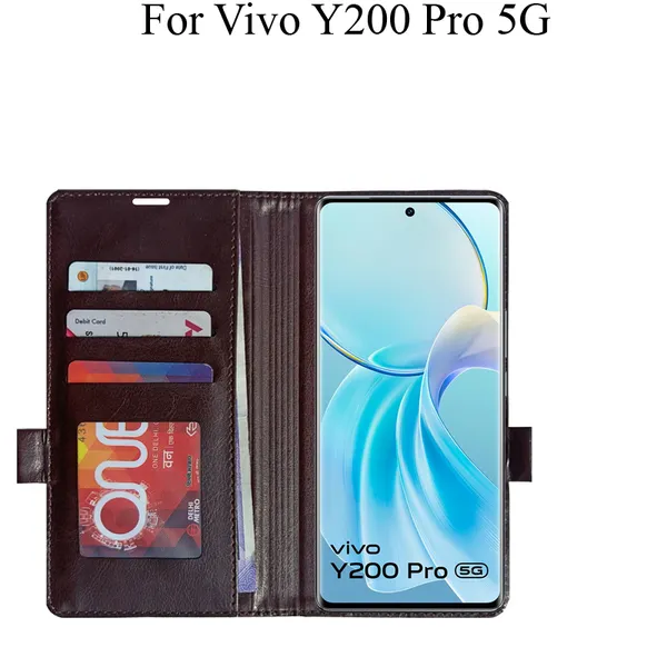 Brown_Premium_Flip_Cover_For_Vivo_Y200_Pro_5G