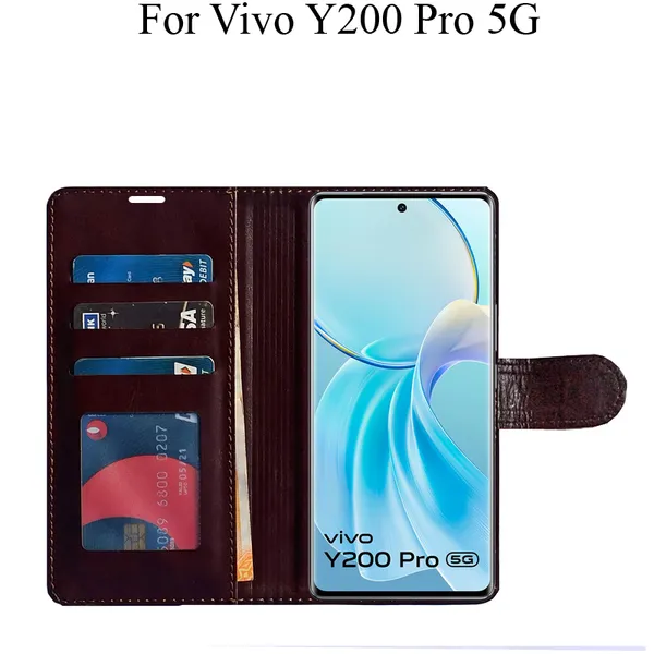 Beige_Premium_Flip_Cover_For_Vivo_Y200_Pro_5G