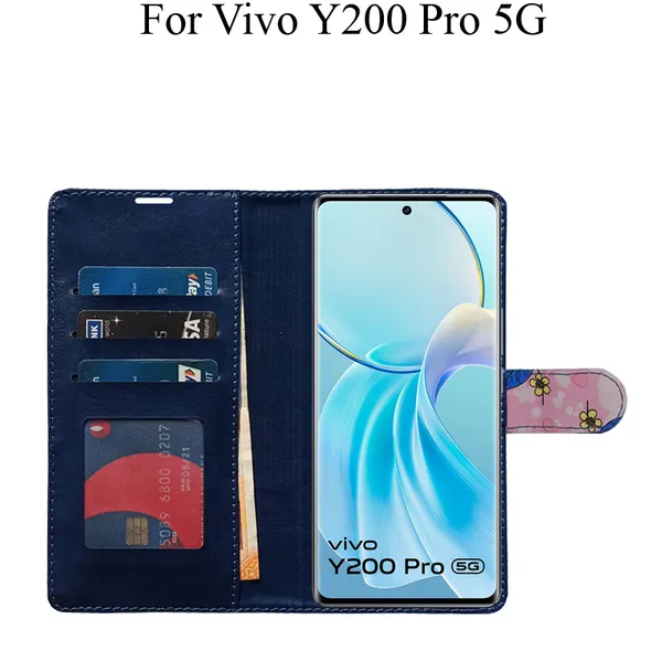 Pink_Premium_Flip_Cover_For_Vivo_Y200_Pro_5G