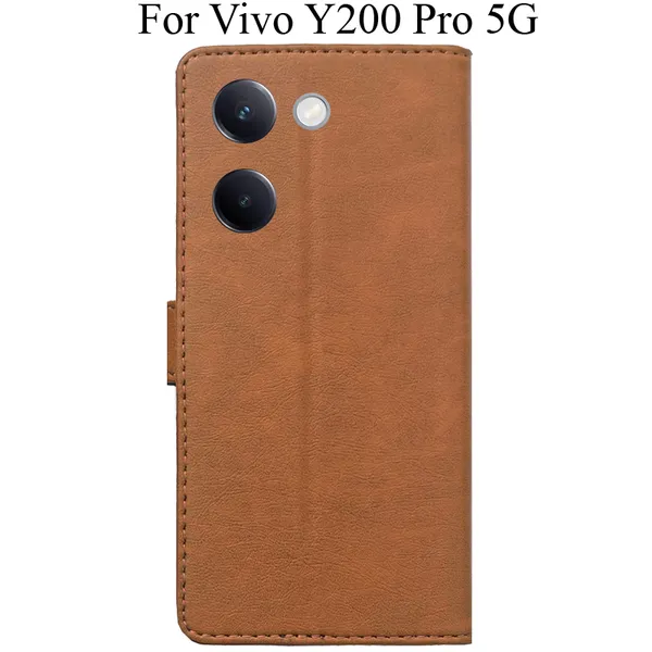 Brown_Premium_Flip_Cover_For_Vivo_Y200_Pro_5G