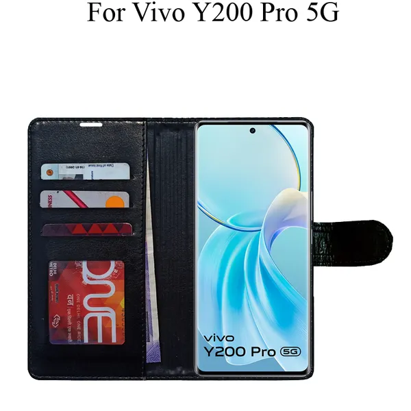 Black_Premium_Flip_Cover_For_Vivo_Y200_Pro_5G