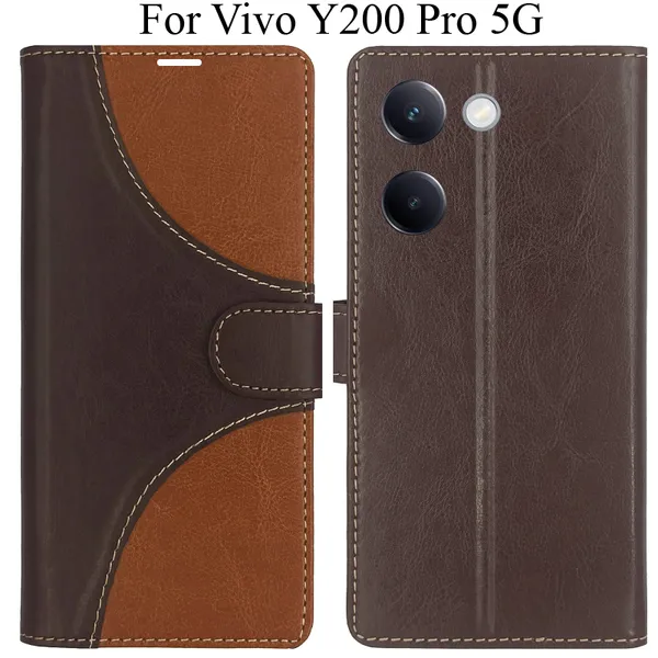 Brown_Premium_Flip_Cover_For_Vivo_Y200_Pro_5G