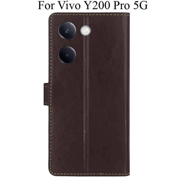 Brown_Premium_Flip_Cover_For_Vivo_Y200_Pro_5G