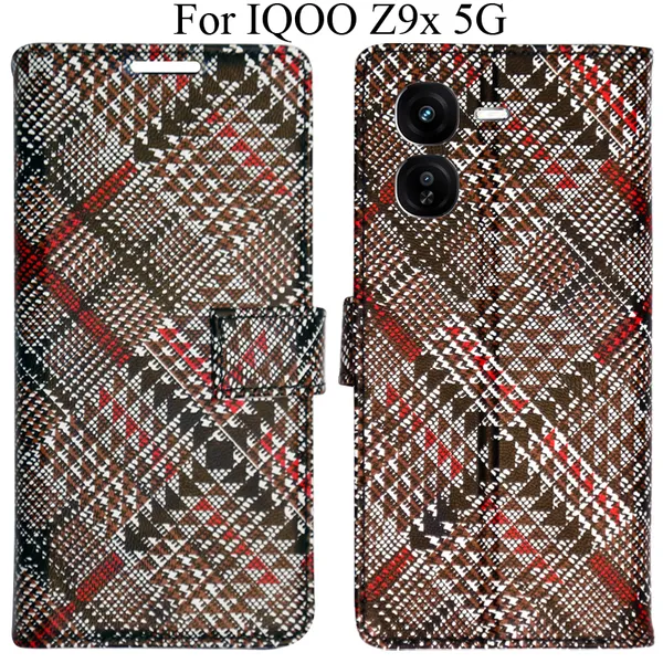 Red_Premium_Flip_Cover_For_Iqoo_Z9X_5G