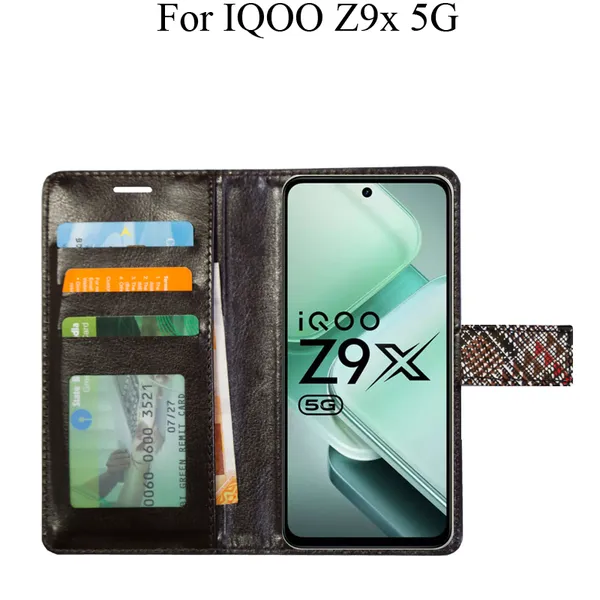Red_Premium_Flip_Cover_For_Iqoo_Z9X_5G