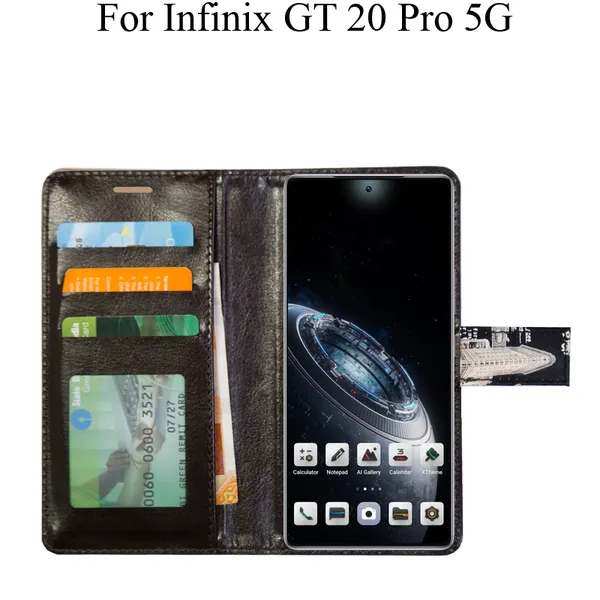 Black_Premium_Flip_Cover_For_Infinix_Gt_20_Pro_5G