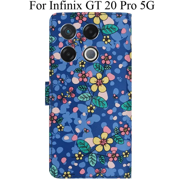 Blue_Premium_Flip_Cover_For_Infinix_Gt_20_Pro_5G