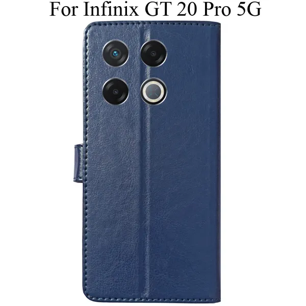 Black_Premium_Flip_Cover_For_Infinix_Gt_20_Pro_5G